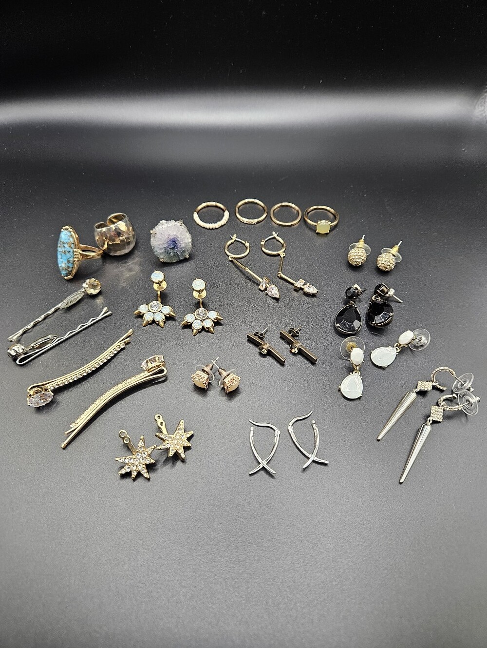 Mixed Gold & Silver Women's Jewelry Set - Assorted Styles